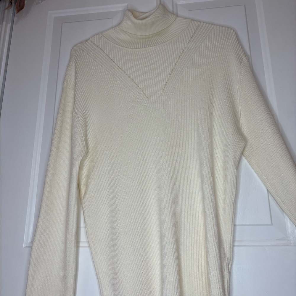 Cato Ivory Knit Turtleneck